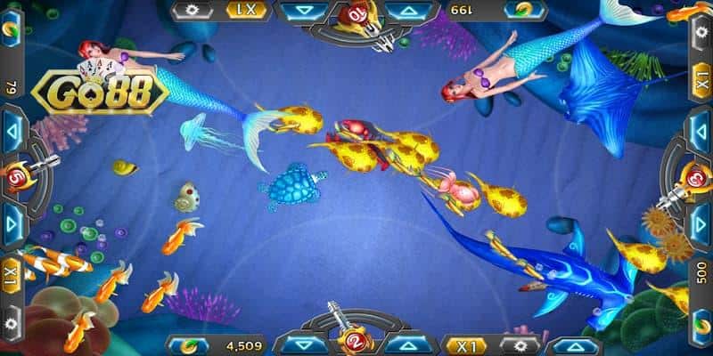 Bắn Cá Tiểu Tiên Cá Go88 - Chinh Phục Đại Dương Sâu Thẳm Hướng dẫn tham gia sảnh bắn cá